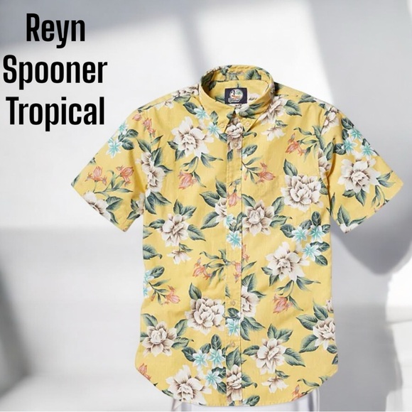 reyn spooner Other - Reyn Spooner Unisex Tropical Floral Short Sleeve Shirt Small Casual